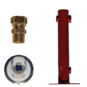 Expansievatbeugel 3-gats met puntstuk en ontluchter